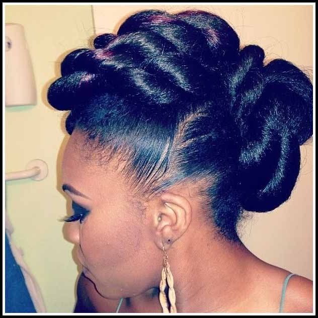 20 Amazing And Artistic Braided Hairstyles Ideas For Black Girl Inside Most Recent Jumbo Double Twisted Updo (View 4 of 15)