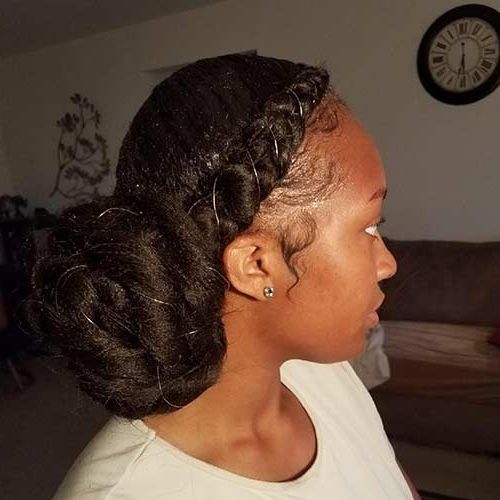 20 Beautiful Braided Updos For Black Women Regarding 2018 African American Braided Bun Hairstyles (View 8 of 15)