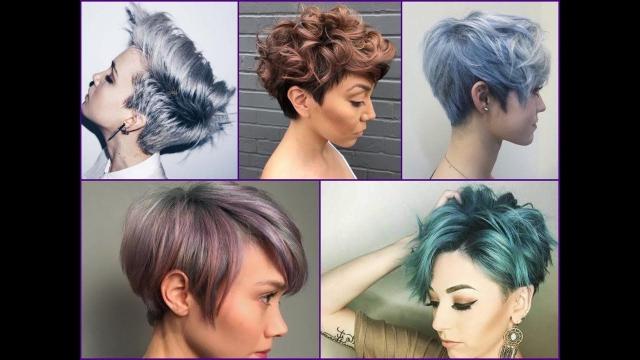 20+ Best Hair Color Ideas For Pixie Cut And Short Hair – Youtube Regarding Most Recent Silver And Brown Pixie Haircuts (View 14 of 15)