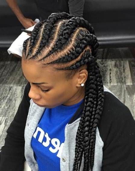 20 Unique Hair Braiding Styles Within 2018 Wavy Straight Back Braids (Photo 5 of 15)