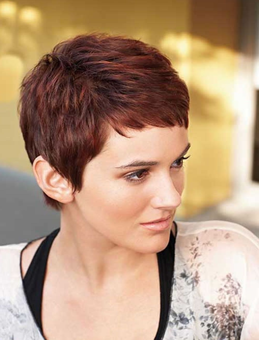 2018 Very Short Pixie Hairstyles & Haircuts Inspiration With Best And Newest Ravishing Red Pixie Haircuts (View 4 of 15)