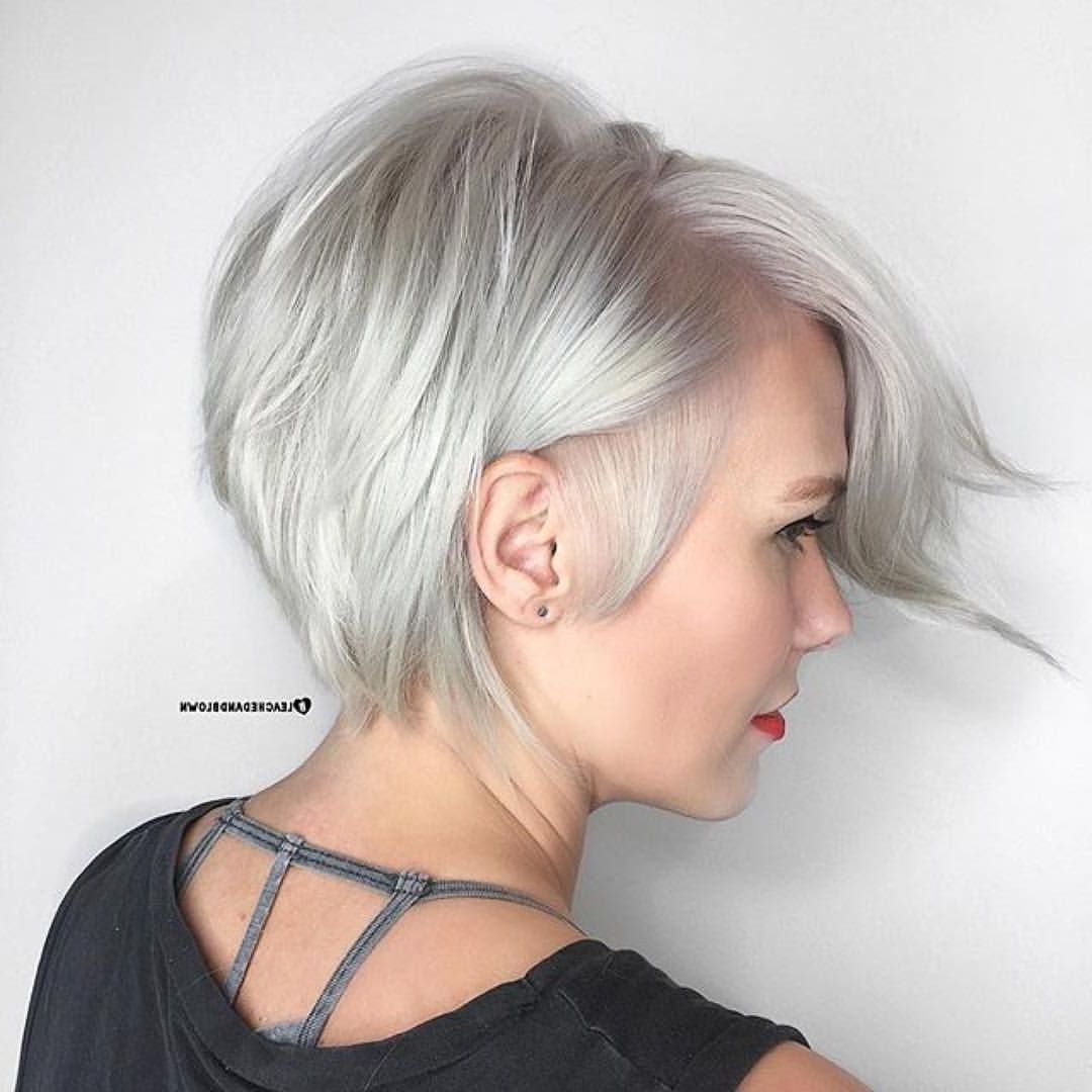 2,069 Likes, 24 Comments – Pixiecuts Are Dope #af (@pixiepalooza) On For Most Recent Choppy Side Parted Pixie Bob Haircuts (Photo 2 of 15)