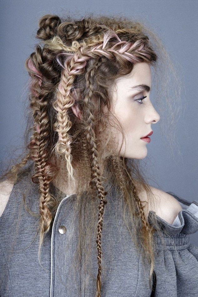 225 Best Braided Hairstyles Images On Pinterest | Hairstyles, Braids With Recent Artistically Undone Braid Hairstyles (Photo 3 of 15)