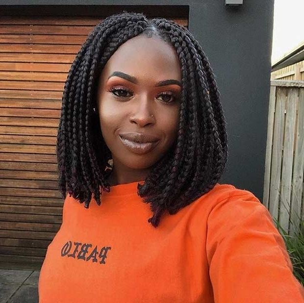 23 Trendy Bob Braids For African American Women | Stayglam In 2018 Chic Braided Bob Hairstyles (Photo 1 of 15)