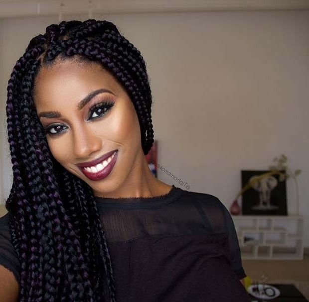 25 Best Black Braided Hairstyles To Copy In 2018 | Stayglam With Regard To Most Current Long Braids For Black Hair (Photo 3 of 15)