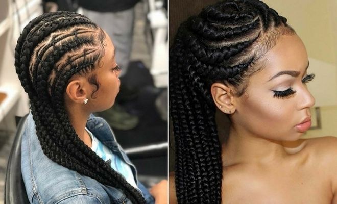 25 Best Ways To Rock Feed In Braids This Season | Stayglam Pertaining To Most Recent Feed In Braids Hairstyles (Photo 13 of 15)