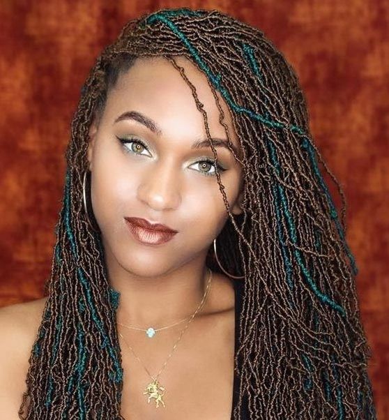25 Dominant Micro Braids For Your Absolute Perfect Look In Most Recently Braided Rasta Hairstyles (View 11 of 15)