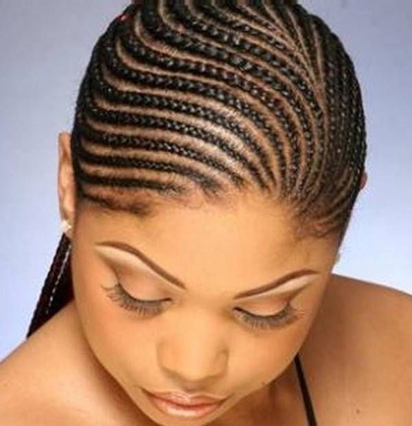 25 Hottest Braided Hairstyles For Black Women – Head Turning Braided For Current Carrot Cornrows Hairstyles (Photo 11 of 15)