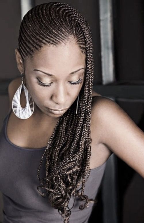 25 Hottest Braided Hairstyles For Black Women – Head Turning Braided In Latest Abuja Cornrows Hairstyles (Photo 5 of 15)