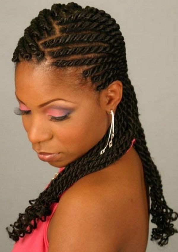 25 Hottest Braided Hairstyles For Black Women – Head Turning Braided In Most Current Straight Back Braided Hairstyles (View 6 of 15)