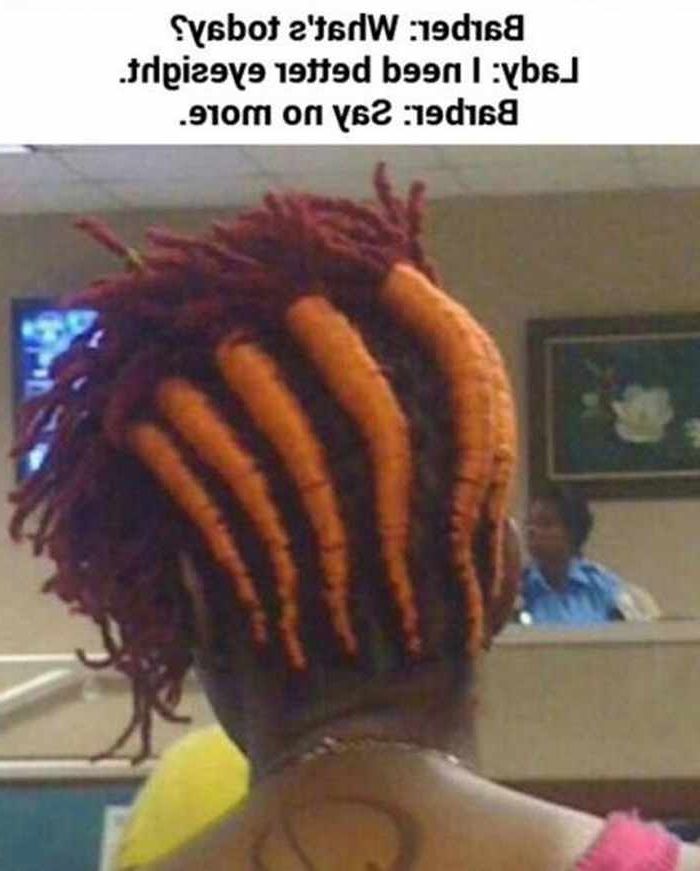 26 Ghetto Hairstyles That Will Make Your Day Pertaining To Current Crazy Cornrows Hairstyles (Photo 9 of 15)