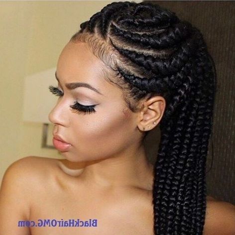266 Best Everything Hair Images On Pinterest | Natural Hair Within Current Braided Lines Hairstyles (View 6 of 15)