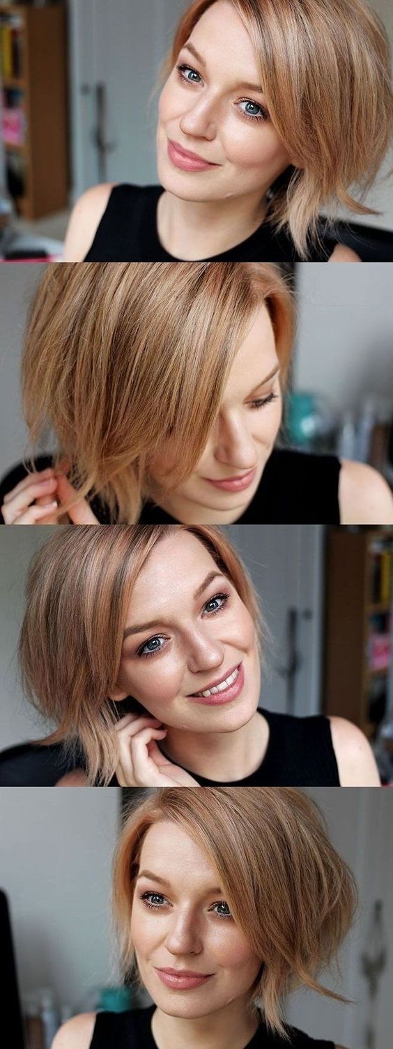 27 Best Short Haircuts For Women: Hottest Short Hairstyles – Popular With Current Rose Gold Pixie Haircuts (Photo 8 of 15)