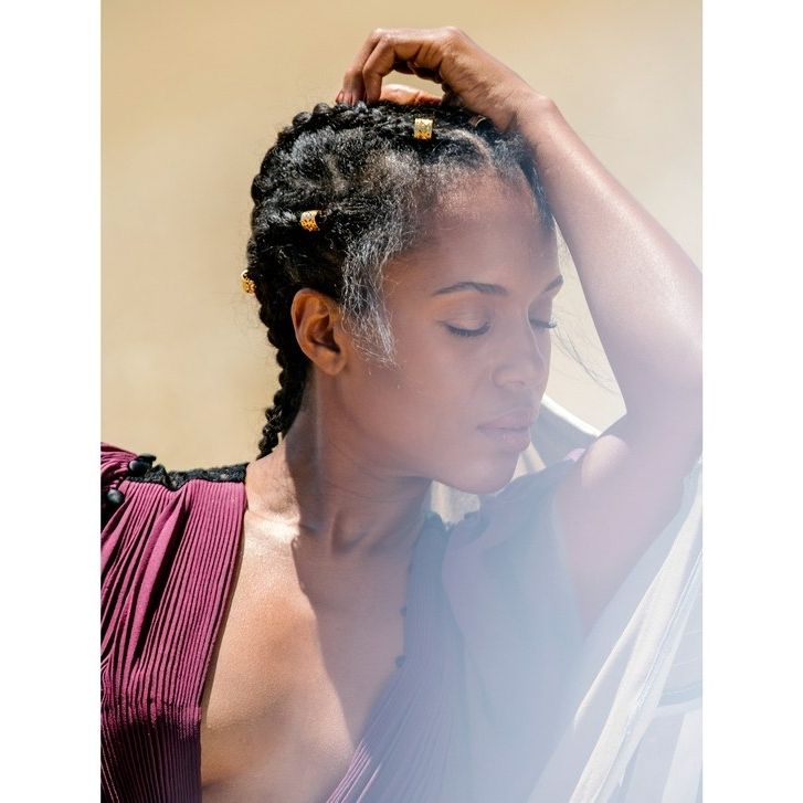 28 Best Black Braided Hairstyles To Try In 2018 | Allure Inside Most Current Swooped Up Playful Ponytail Braids With Cuffs And Beads (View 10 of 15)