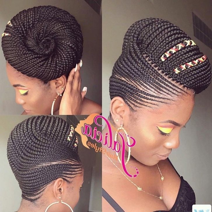 28 Best Black Braided Hairstyles To Try In 2018 | Allure Pertaining To Most Recent Swooped Up Playful Ponytail Braids With Cuffs And Beads (View 7 of 15)
