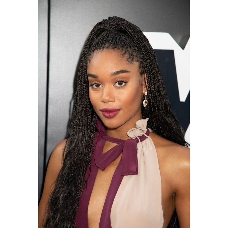 28 Best Black Braided Hairstyles To Try In 2018 | Allure Throughout Most Current Swooped Up Playful Ponytail Braids With Cuffs And Beads (View 4 of 15)