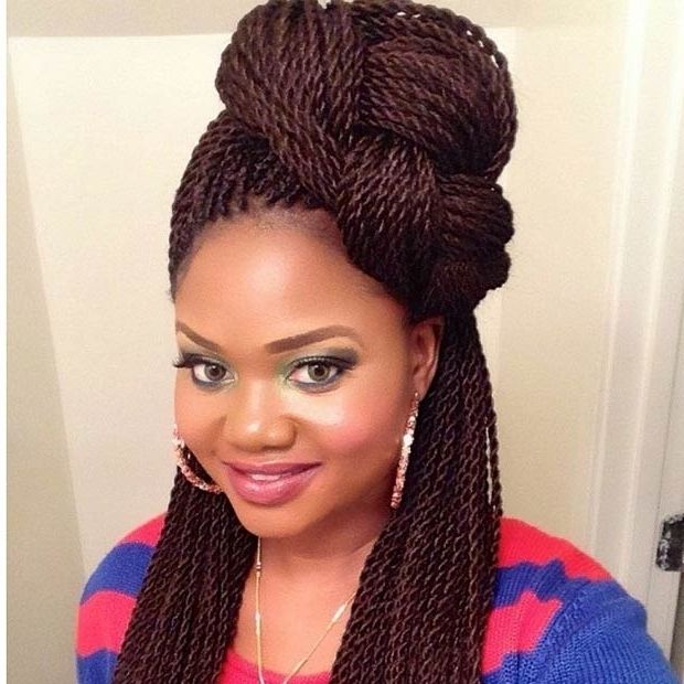 29 Senegalese Twist Hairstyles For Black Women | Stayglam Regarding Latest Senegalese Braided Hairstyles (Photo 5 of 15)
