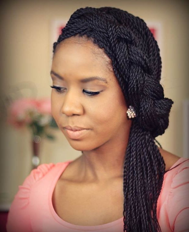 29 Senegalese Twist Hairstyles For Black Women | Stayglam With Most Current Senegalese Braided Hairstyles (Photo 2 of 15)