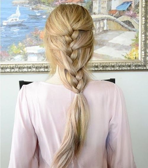 30 Elegant French Braid Hairstyles | Hairstyle | Pinterest | French Inside Newest Simple French Braids For Long Hair (Photo 5 of 15)