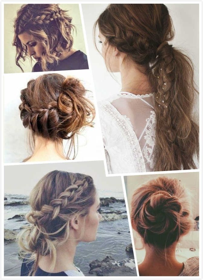 30 Messy Braid Hairstyles That You Will Love – Hairsilver For Latest Shoulder Length Hair Braided Hairstyles (View 4 of 15)