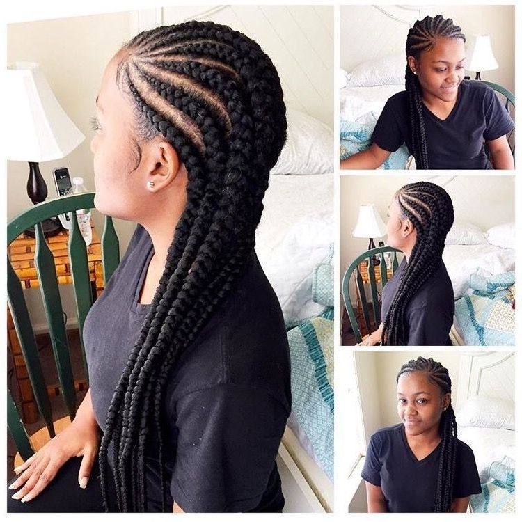 30 Nice Cornrow Hairstyles For Black Women ~ Louis Palace With Most Recently Cornrows Hairstyles For Black Woman (Photo 9 of 15)