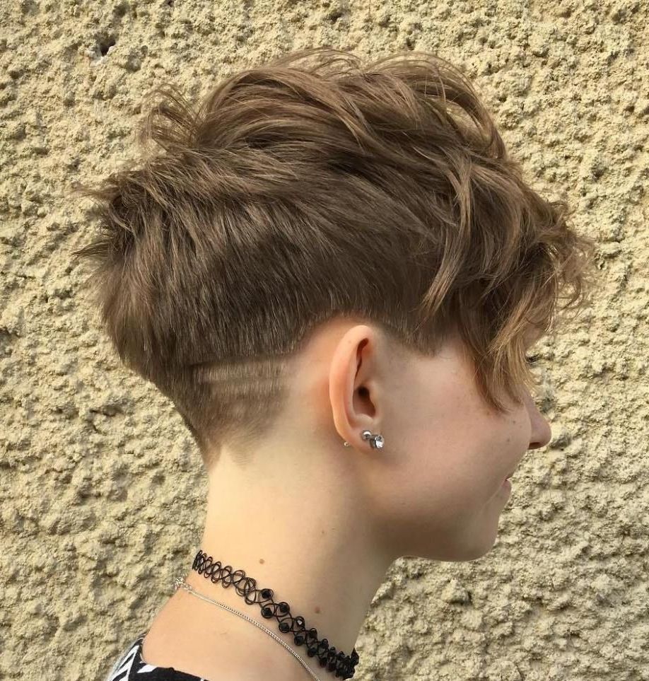 30 Standout Curly And Wavy Pixie Cuts | Hairstyles | Pinterest For Newest Tapered Pixie Haircuts (Photo 9 of 15)