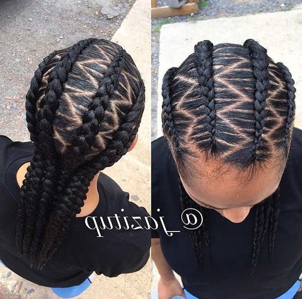 31 Cornrow Styles To Copy For Summer | Page 2 Of 3 | Stayglam For Most Up To Date Cornrows Hairstyles Going Up (View 5 of 15)