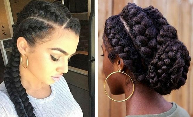 31 Goddess Braids Hairstyles For Black Women | Stayglam Throughout Most Recently Criss Cross Goddess Braids Hairstyles (Photo 15 of 15)