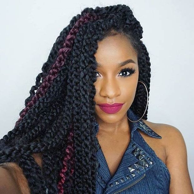 31 Stunning Crochet Twist Hairstyles | Stayglam Within Latest Braided Hairstyles With Crochet (View 5 of 15)