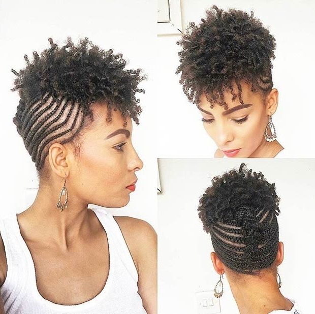 31 Stylish Ways To Rock Cornrows | Page 2 Of 3 | Stayglam Inside Recent Cornrows Hairstyles Going Up (Photo 14 of 15)