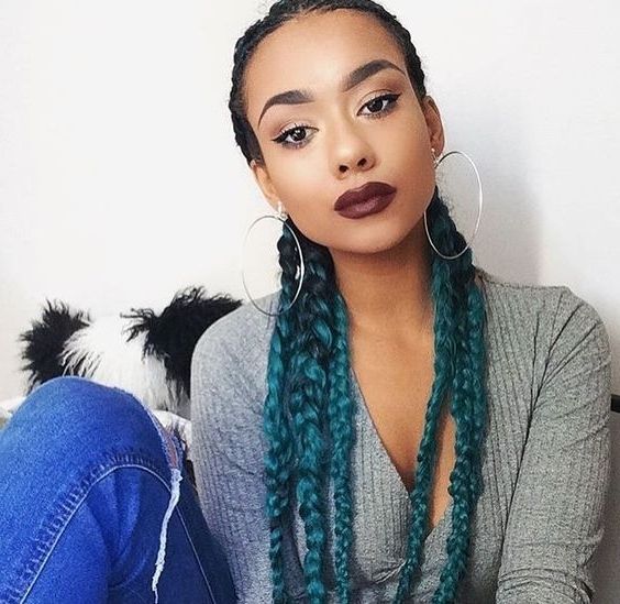 4 Coloured Cornrows You Never Thought Of Having! – Zumi With Regard To 2018 Cornrows Hairstyles With Color (Photo 10 of 15)