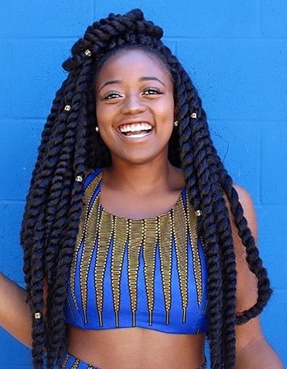 40 Awe Inspiring Ways To Style Your Crochet Braids In Most Recently Cute Jumbo Twist Braids (View 11 of 15)