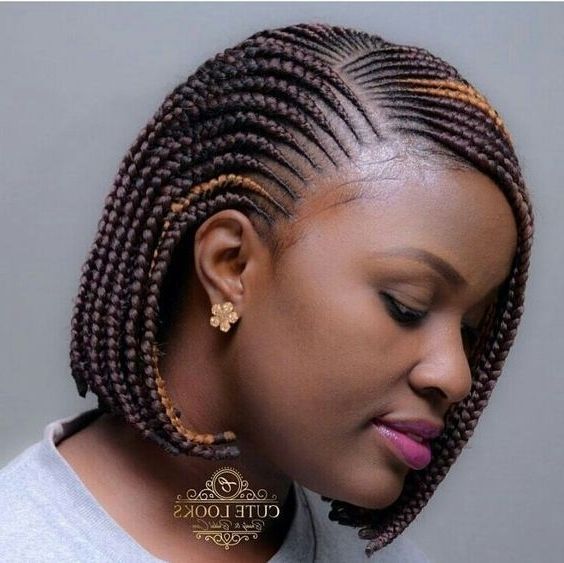 40 Bob Braid Hairstyles | Hairstyles | Pinterest | Bob Braids, Braid Regarding Best And Newest Abuja Cornrows Hairstyles (View 6 of 15)
