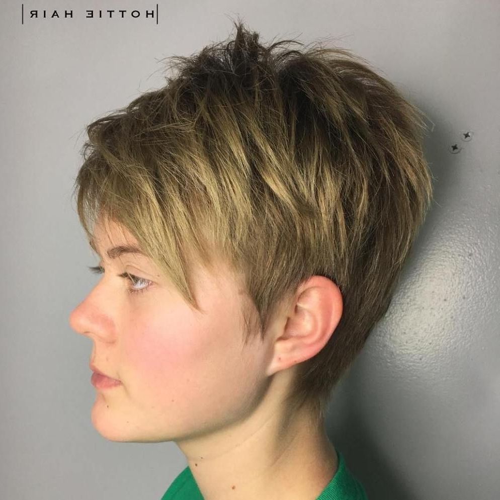 40 Bold And Beautiful Short Spiky Haircuts For Women | Pinterest Intended For 2018 Tapered Pixie Haircuts (View 3 of 15)