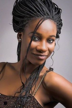 40 Micro Braids Hairstyles | Herinterest/ Within Most Recent Braided Hairstyles For Women Over  (View 9 of 15)