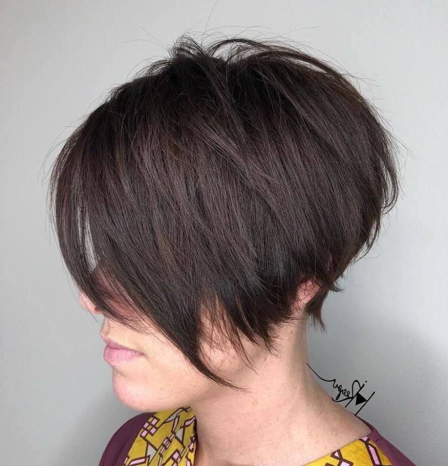 40 Short Shag Hairstyles That You Simply Can't Miss | Pixie Bob In Most Up To Date Angled Pixie Bob Haircuts With Layers (View 7 of 15)
