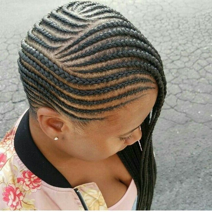 40+ Totally Gorgeous Ghana Braids Hairstyles | Cornrows, Black For Most Current Dynamic Side Swept Cornrows Hairstyles (Photo 1 of 15)