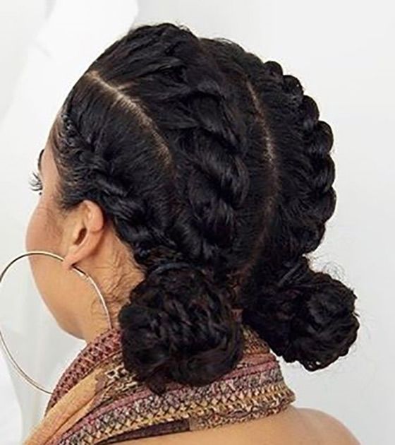 41 Cute And Chic Cornrow Braids Hairstyles With Recent Cornrows Bun Hairstyles (Photo 13 of 15)