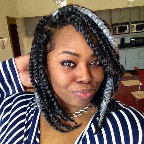 42 Chunky Cool Jumbo Box Braids Styles In Every Length With Regard To 2018 Jumbo Braided Hairstyles (View 14 of 15)