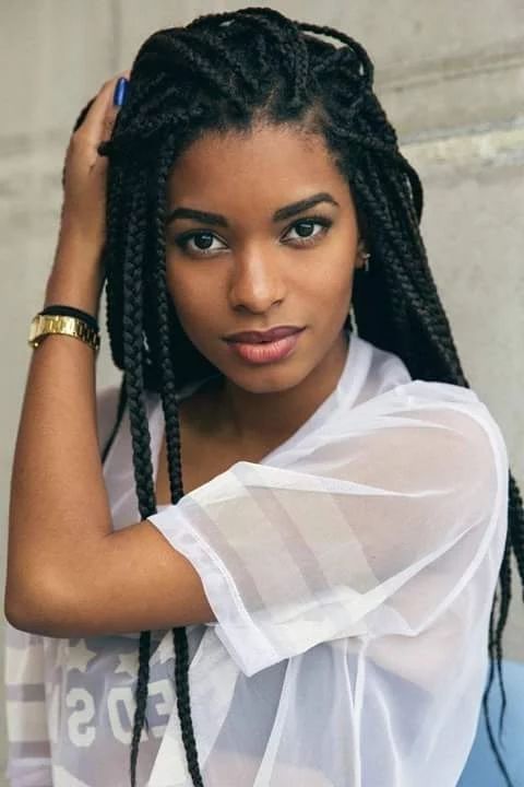 46 Best Trenzas Images On Pinterest | Cornrow, Africans And Curly Hair Pertaining To 2018 Minimalistic Fulani Braids With Geometric Crown (Photo 2 of 15)