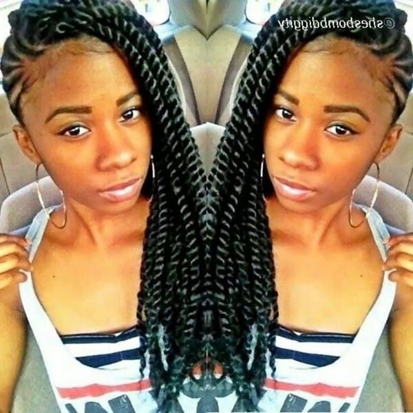 47 Of The Most Inspired Cornrow Styles For 2018 In Best And Newest Cornrows Side Hairstyles (Photo 11 of 15)