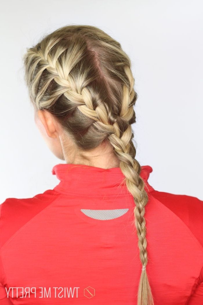 5 Workout Hairstyles – Twist Me Pretty Pertaining To 2018 Braided Gym Hairstyles For Women (View 9 of 15)