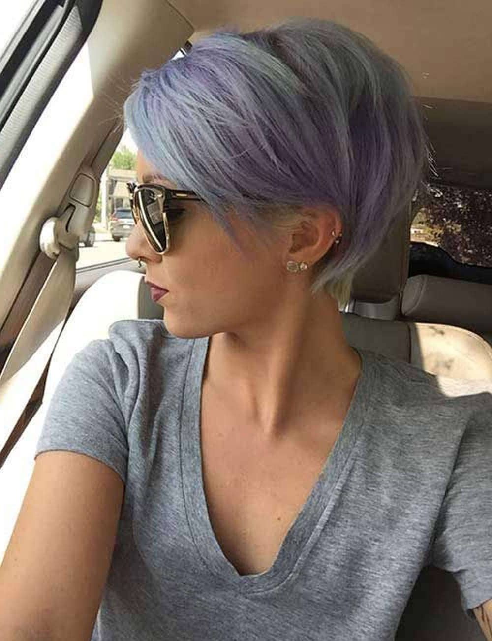 50 Pixie Haircuts You'll See Trending In 2018 In Most Current Choppy Side Parted Pixie Bob Haircuts (Photo 9 of 15)