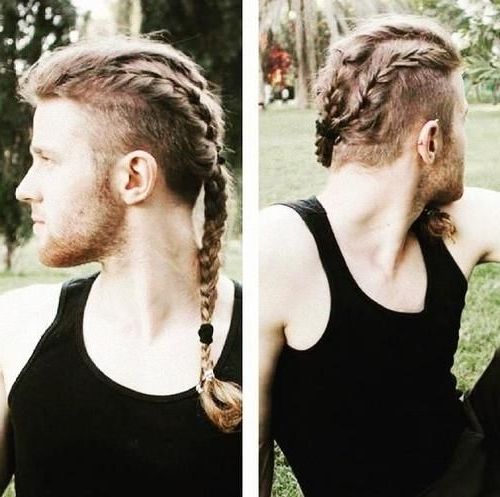 50 Stately Long Hairstyles For Men To Sport With Dignity | Hair Within Recent Braided Hairstyles With Undercut (Photo 3 of 15)