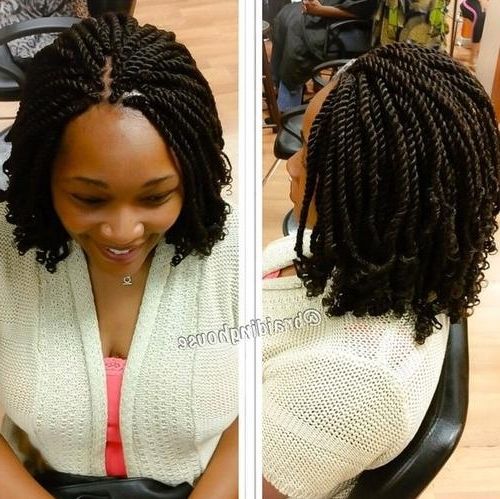 50 Thrilling Twist Braid Styles To Try This Season In Recent Shoulder Length Loose Curls With Beaded Mini Fulani Braids (Photo 4 of 15)