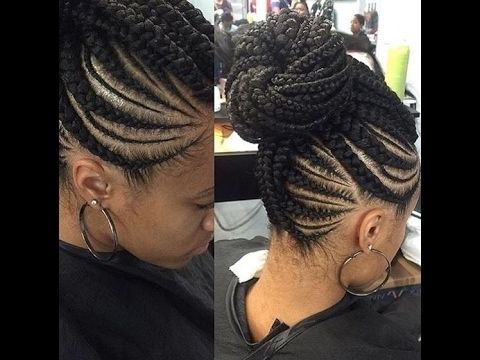 50 Unique Jumbo Ghana Braids 2017; Collection Of Beautiful Intended For 2018 Braided Lines Hairstyles (View 12 of 15)