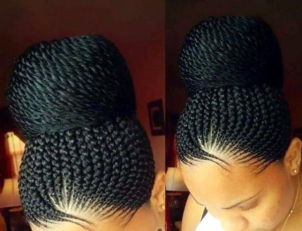 51 Latest Ghana Braids Hairstyles With Pictures | Ghana Braids With Current Nigerian Cornrows Hairstyles (Photo 13 of 15)