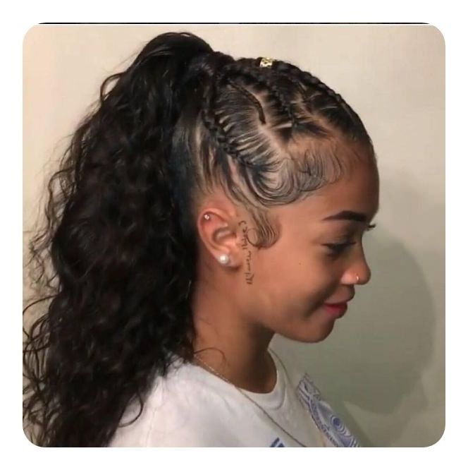52 Classy Weave Ponytail Ideas You Are Sure To Love Intended For Most Current Braided Hairstyles Into A Ponytail With Weave (Photo 3 of 15)