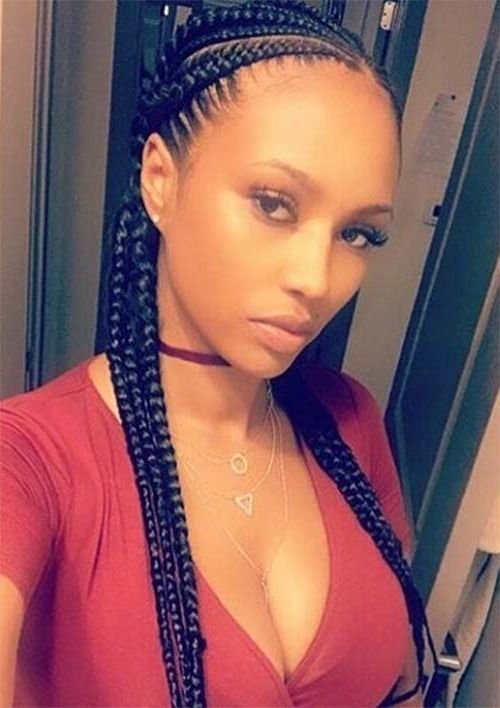53 Goddess Braids Hairstyles – Tips On Getting Goddess Braids Within Most Up To Date Cornrows Hairstyles That Cover Forehead (Photo 5 of 15)