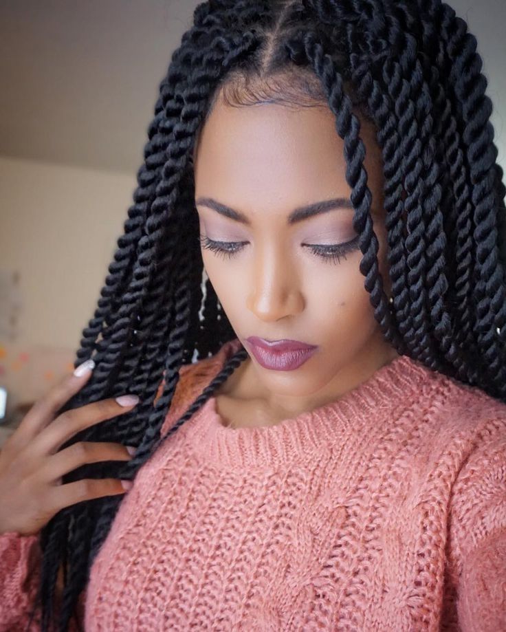 55 Gorgeous Senegalese Twist Styles — Perfection For Natural Hair Intended For 2018 Senegalese Braided Hairstyles (Photo 1 of 15)